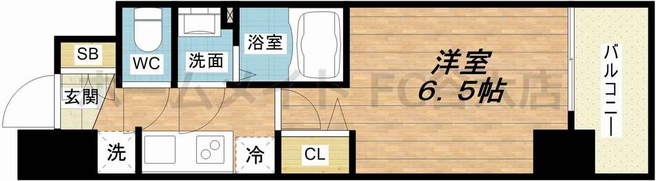 13階の間取り図