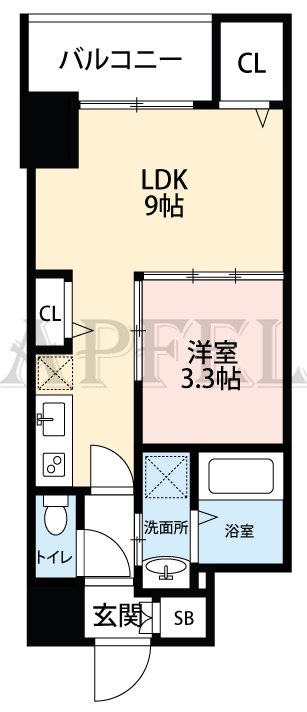セレニテ本町グランデ(6階 / 北 / 1LDK)の外観 セレニテ本町グランデ(6階 / 北 / 1LDK)の外観