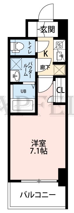 5階の間取り図