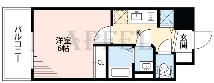 9階の間取り図