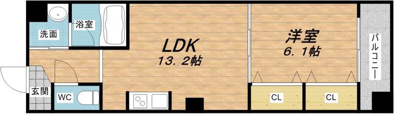 9階の間取り図