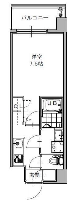 6階の間取り図