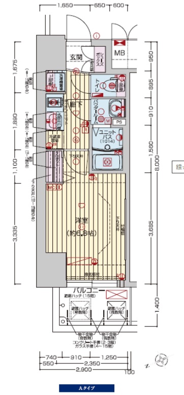 プレサンスOSAKA DOMECITY クロスティ