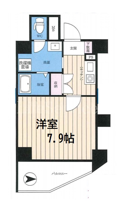 2階の間取り図