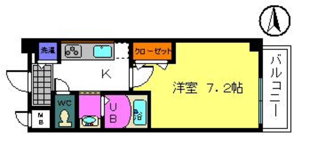 2階の間取り図