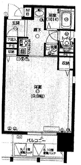 7階の間取り図