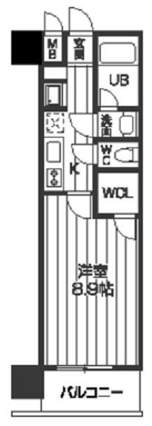 2階の間取り図