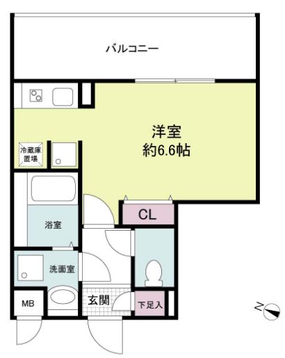 べクス福島  洋室6.6帖