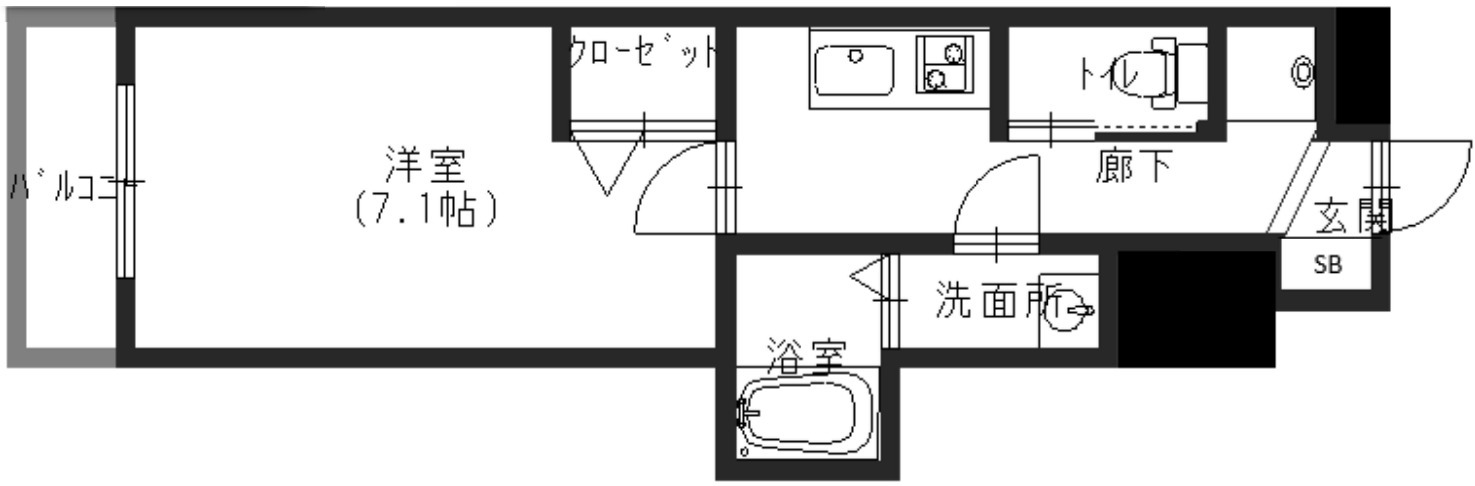9階の間取り図