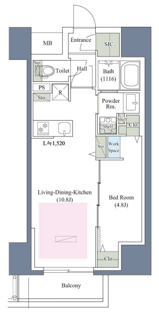 3階の間取り図