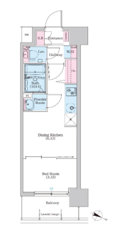 3階の間取り図