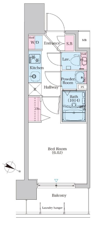 2階の間取り図