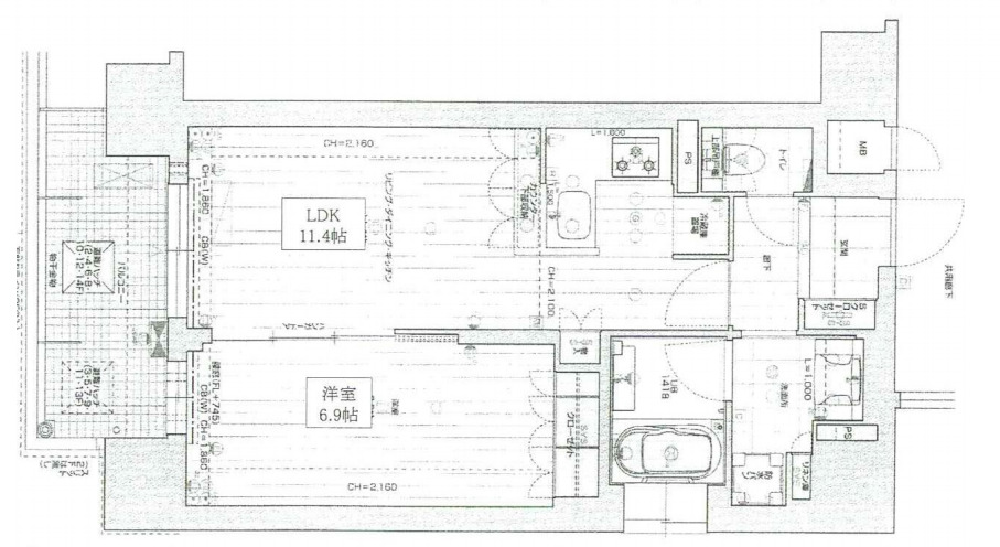 7階の間取り図