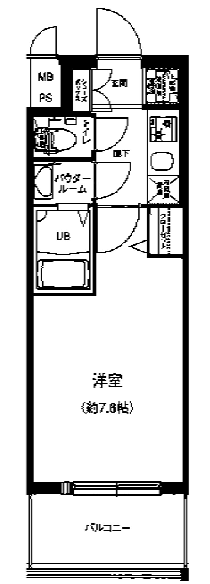 2階の間取り図