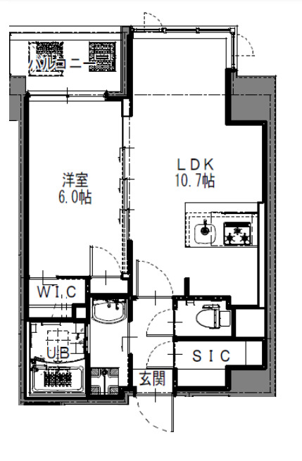 8階の間取り図