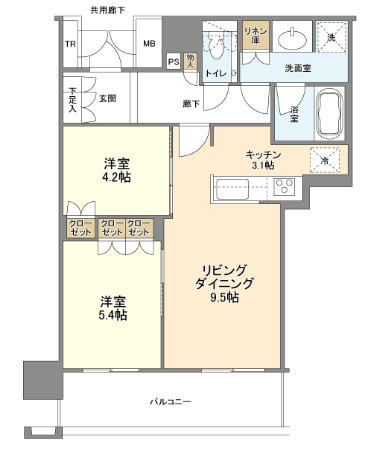 13階の間取り図