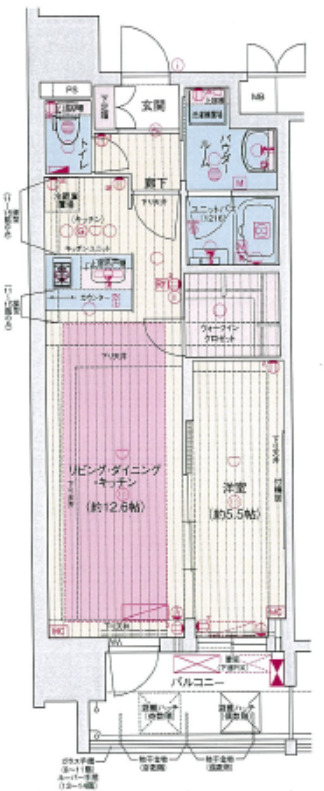 7階の間取り図