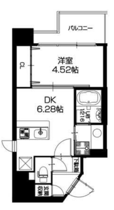 8階の間取り図