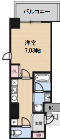 5階の間取り図