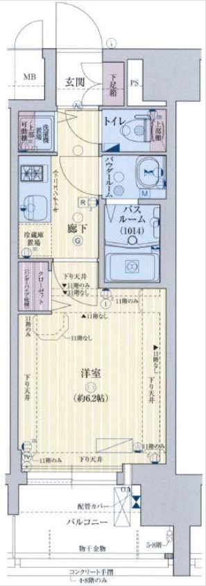 4階の間取り図