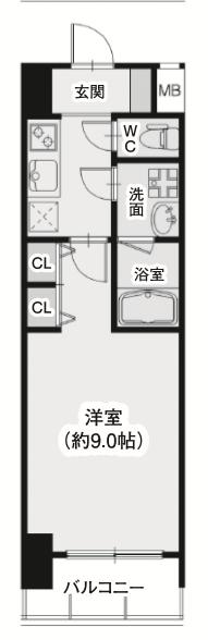 2階の間取り図