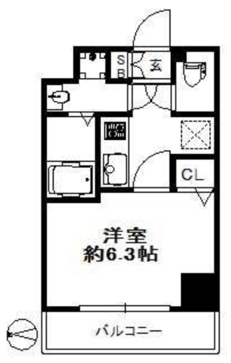 6階の間取り図