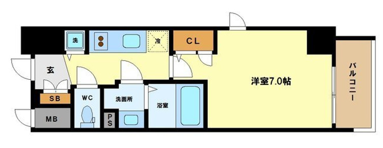 2階の間取り図