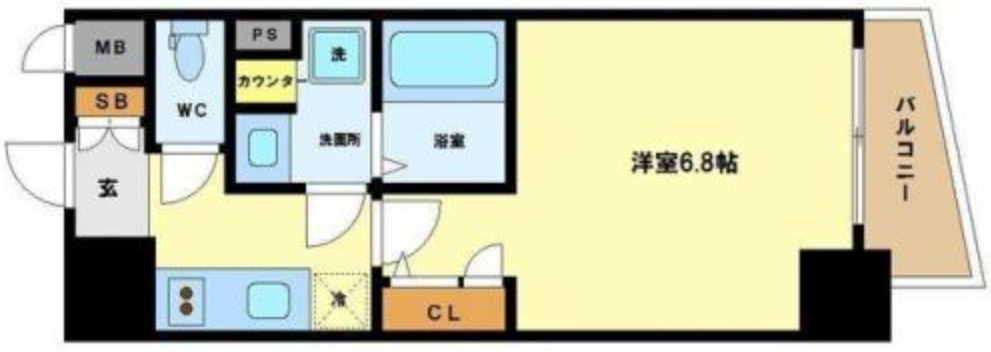 9階の間取り図