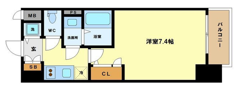 5階の間取り図