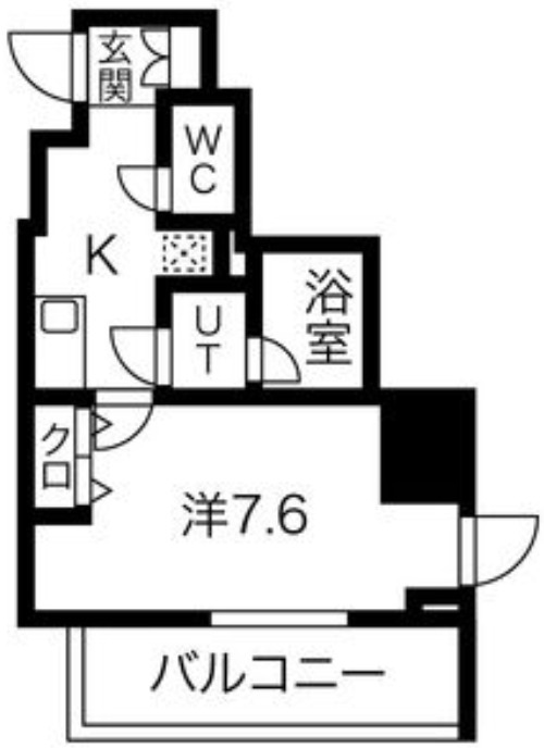 4階の間取り図