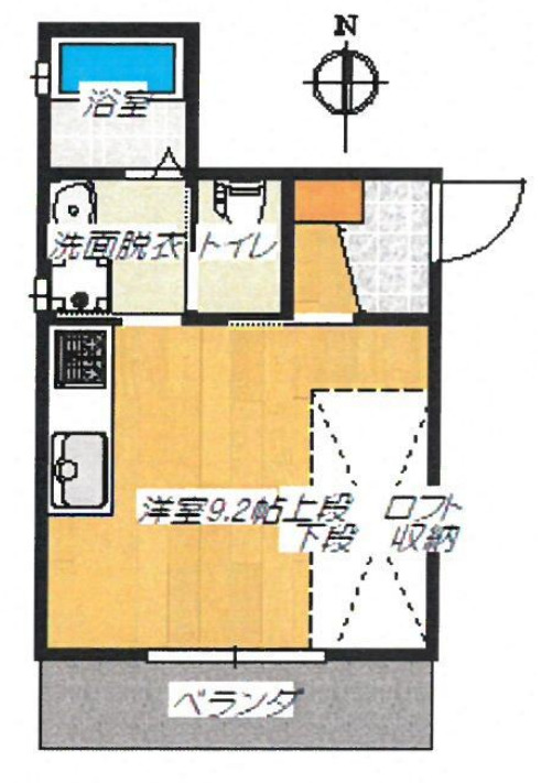 1階の間取り図