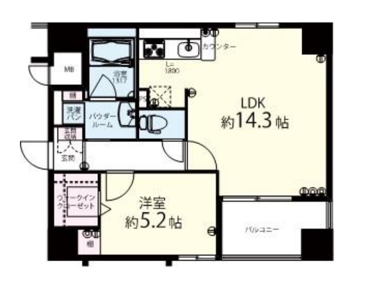 9階の間取り図