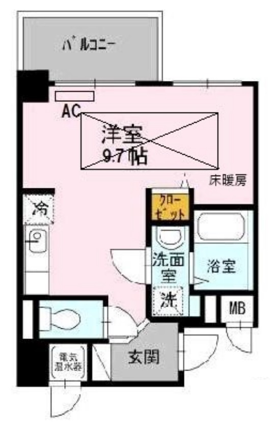 3階の間取り図