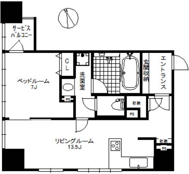 12階の間取り図