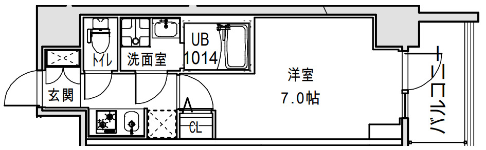 3階の間取り図