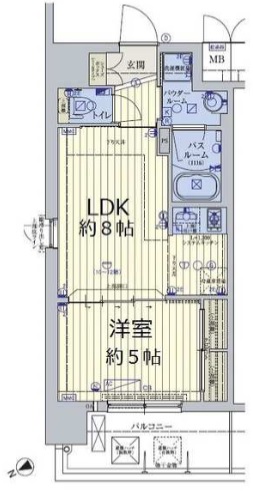 4階の間取り図