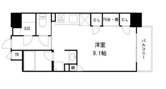 10階の間取り図
