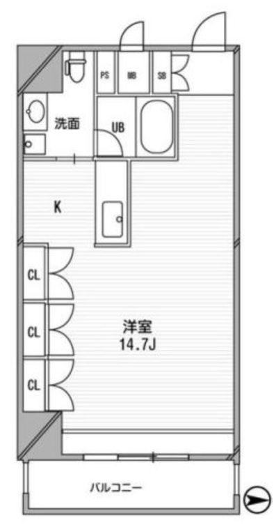 9階の間取り図