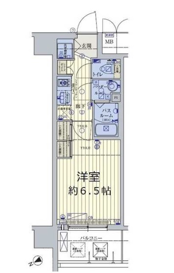 5階の間取り図