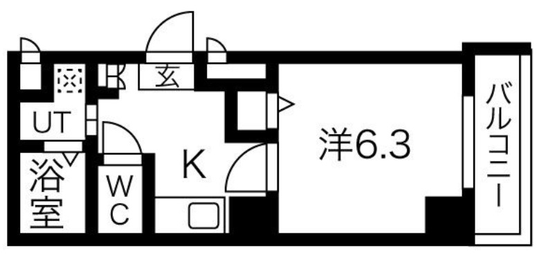 6階の間取り図