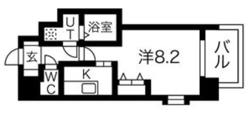 8階の間取り図