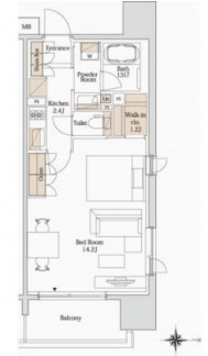 6階の間取り図
