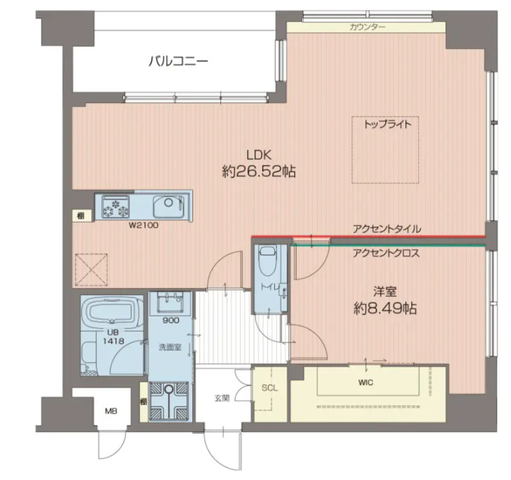 15階の間取り図