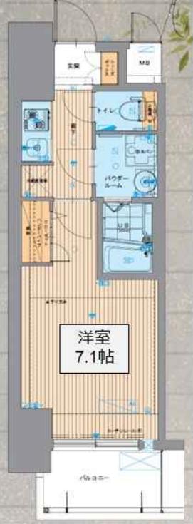5階の間取り図