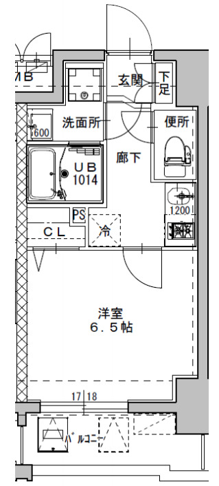 8階の間取り図