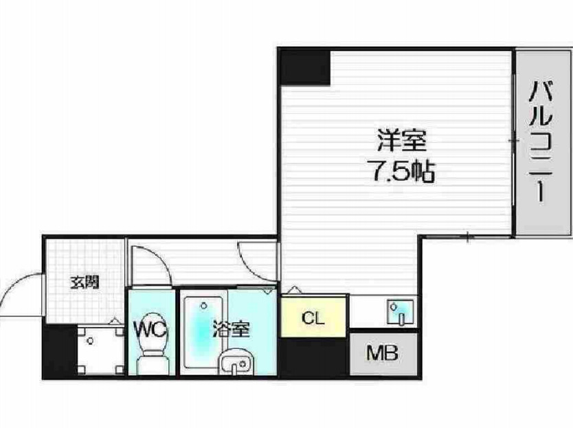 8階の間取り図