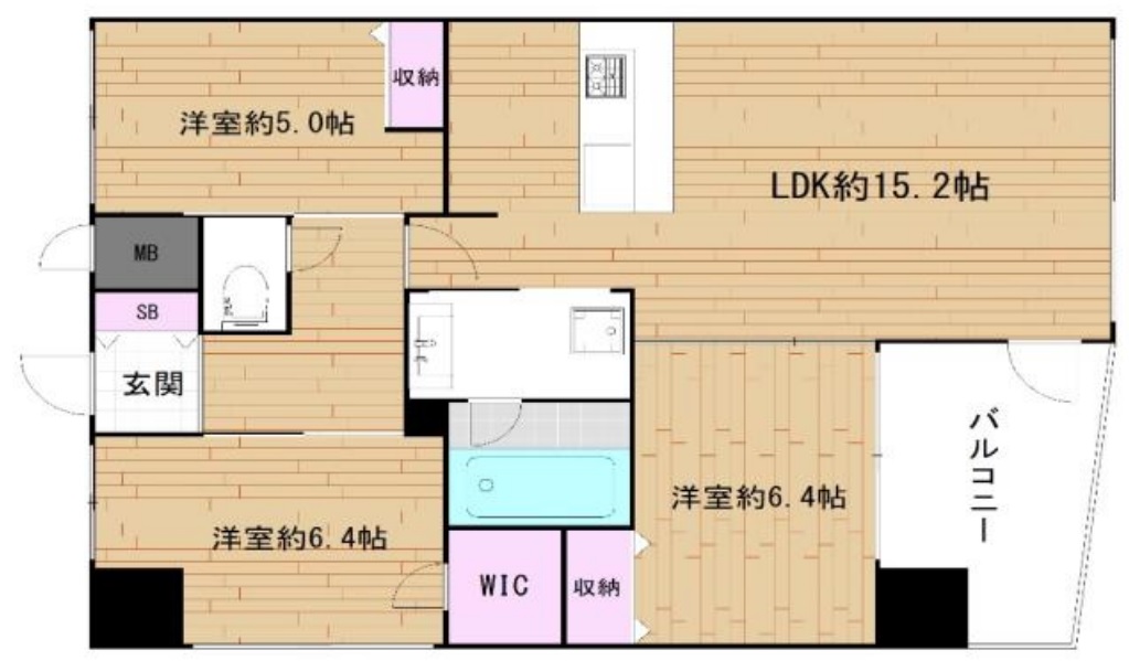 5階の間取り図