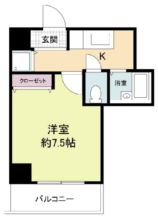 4階の間取り図