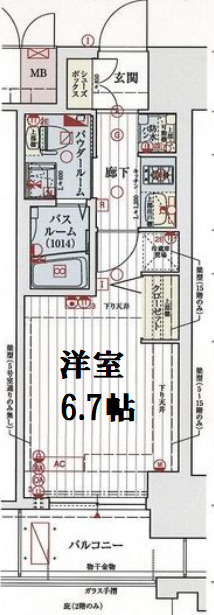 13階の間取り図