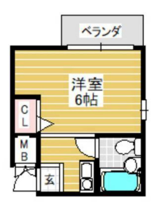 2階の間取り図